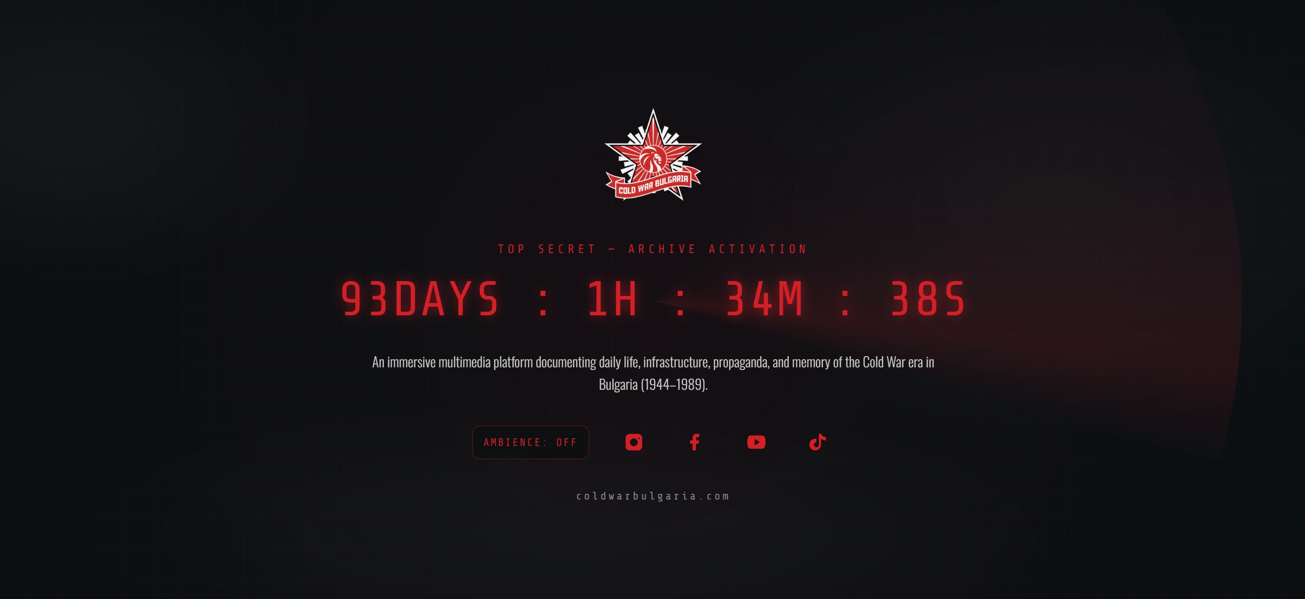 Cold War Bulgaria Website